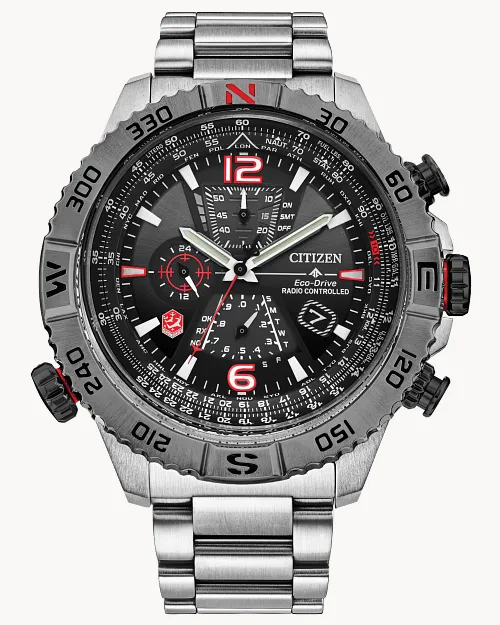 Promaster Navihawk A-T Black Dial Stainless Steel Bracelet AT8228 Promaster Navihawk A-T Black Dial Stainless Steel Bracelet AT8228